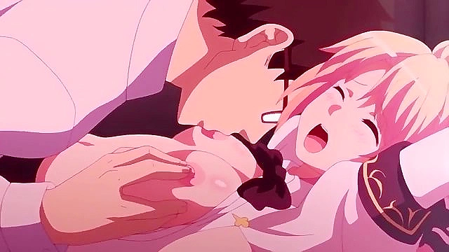 Crossbreeding Assistance 1 - Sensei fucks petite elf princess in the school bathroom