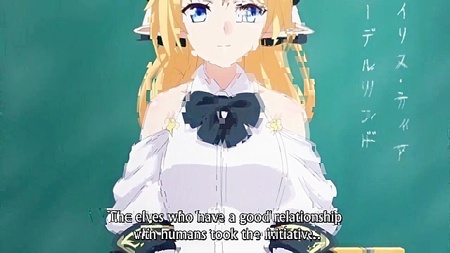 Crossbreeding Assistance 1 - Sensei fucks petite elf princess in the school bathroom