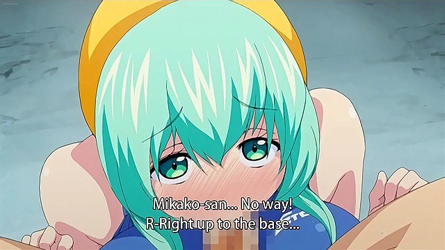 Horny hentai schoolgirl fucks out on the school track after practice