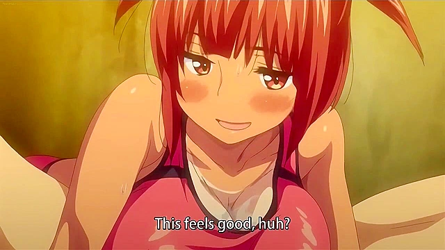 Horny hentai schoolgirl fucks out on the school track after practice