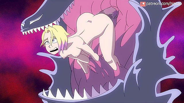 Venom tongue fucks Gwen's asshole and eats her