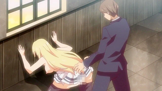 Dirty sensei pounds a virgin teen blondes pussy till juice squirts out