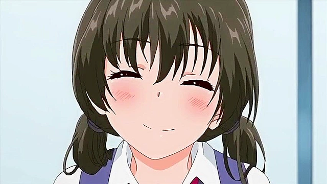 Shishunki Sex 3 - Busty hentai schoolgirl is creampied in the school bathroom