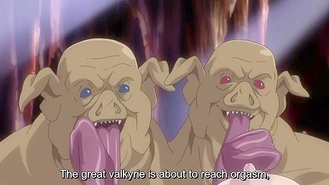 Maiden valkyries get their virgin pussies defiled by hentai demon cocks