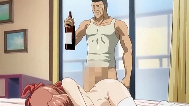 True Blue 2 - Busty hentai schoolgirl is fucked on car by sensei while crush is devastated - NTR