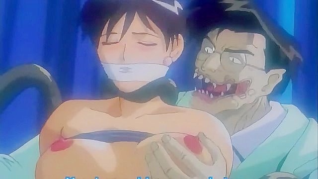 Plant monster feeds on the love juices of young female slaves