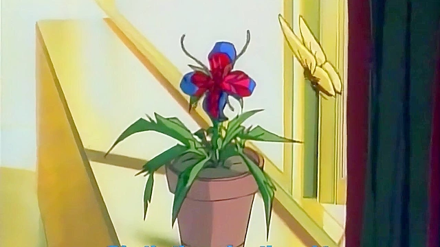 Plant monster feeds on the love juices of young female slaves