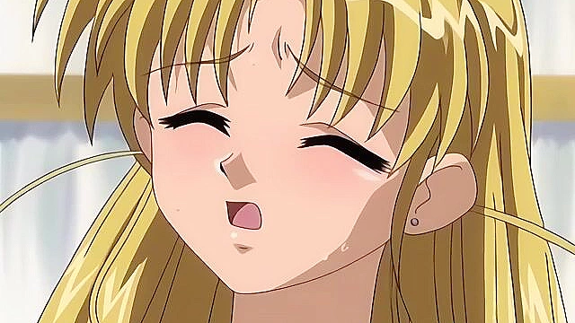 Triangle Heart 4 - Horny hentai girl fingers her wet pussy in shower