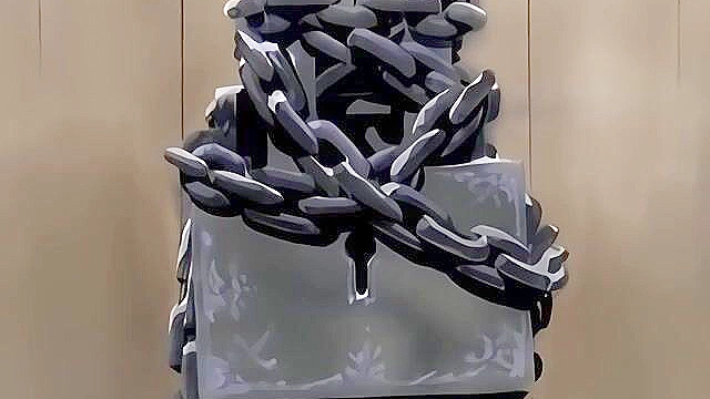 Triangle Heart 4 - Horny hentai girl fingers her wet pussy in shower