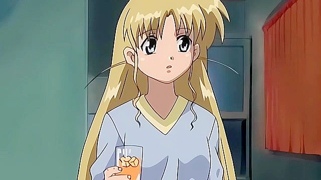 Triangle Heart 4 - Horny hentai girl fingers her wet pussy in shower