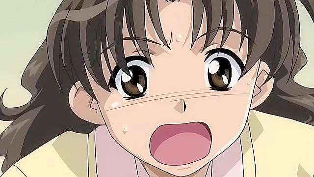 Triangle Heart 4 - Horny hentai girl fingers her wet pussy in shower