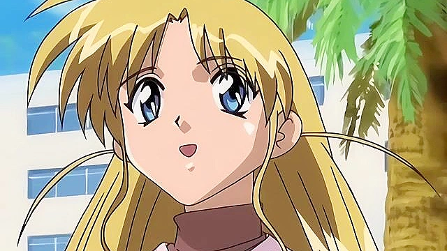 Triangle Heart 4 - Horny hentai girl fingers her wet pussy in shower