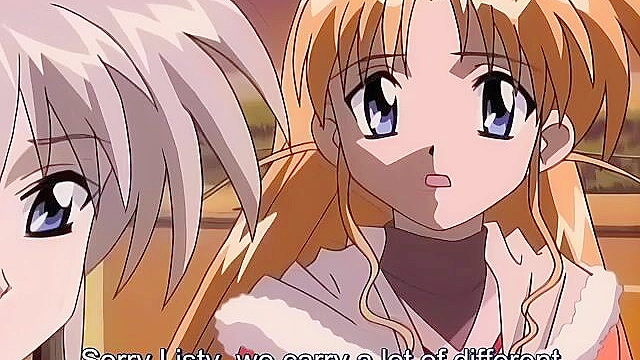 Triangle Heart 4 - Horny hentai girl fingers her wet pussy in shower