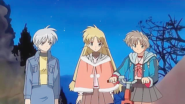 Triangle Heart 4 - Horny hentai girl fingers her wet pussy in shower