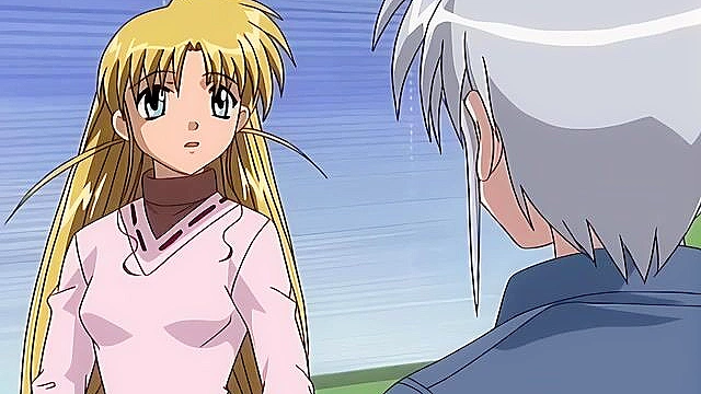 Triangle Heart 4 - Horny hentai girl fingers her wet pussy in shower