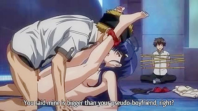 After Taken Girl 2 - NTR boyfriend watches while his girl is fucked by hentai bastard