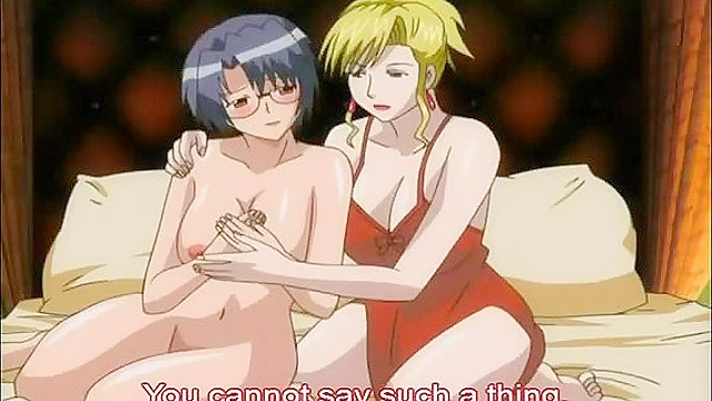 Milf Mansion 1 - Guy spies on two hentai milfs while they vigorously lick pussy