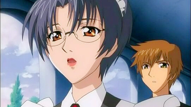 Milf Mansion 1 - Guy spies on two hentai milfs while they vigorously lick pussy