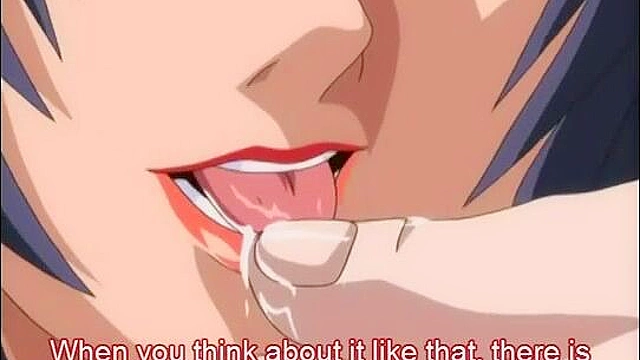 Milf Mansion 1 - Guy spies on two hentai milfs while they vigorously lick pussy