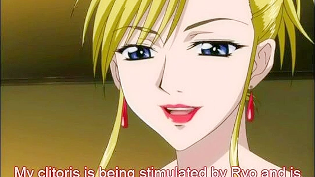 Milf Mansion 1 - Guy spies on two hentai milfs while they vigorously lick pussy