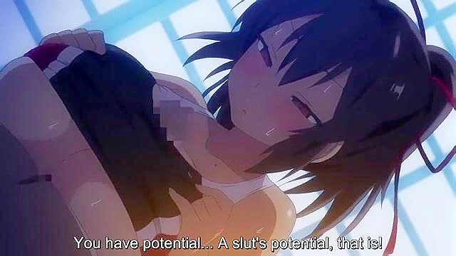 Stolen Girlfriend 1 - Ugly bastard coach bangs girlfriend while boyfriend watches - NTR hentai