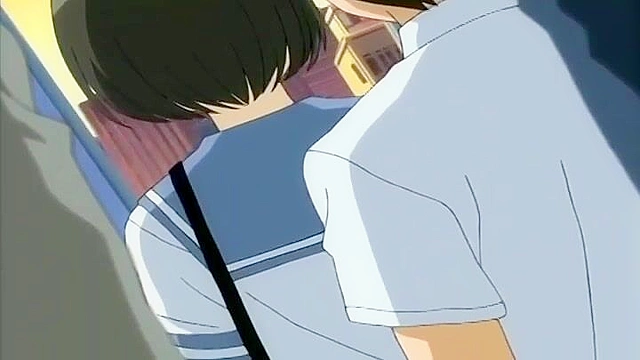 Teen girl on a train gets her panties pulled down and fingered