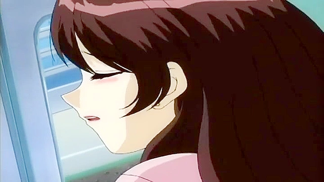 Teen girl on a train gets her panties pulled down and fingered