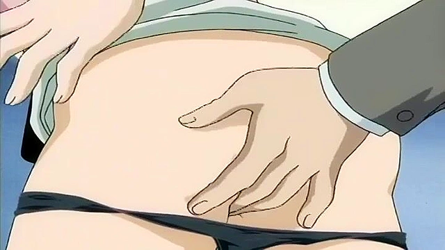 Teen girl on a train gets her panties pulled down and fingered