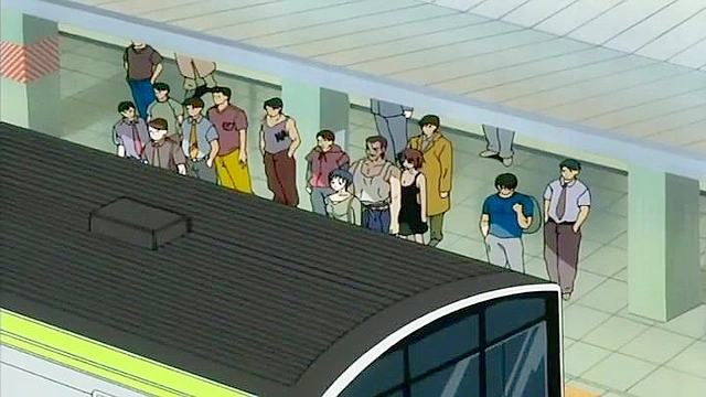 Teen girl on a train gets her panties pulled down and fingered