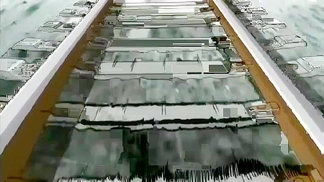 Teen girl on a train gets her panties pulled down and fingered