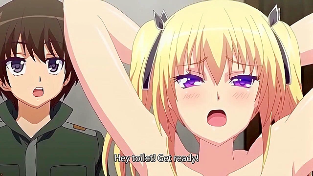 Blazing Flame Eris 3 - Hentai sex slave is humiliated on stage with bottles