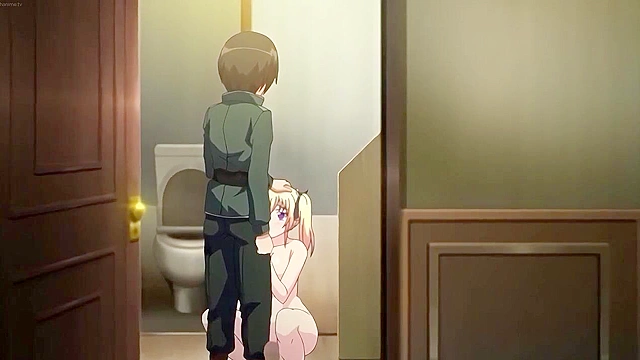 Blazing Flame Eris 3 - Hentai sex slave is humiliated on stage with bottles