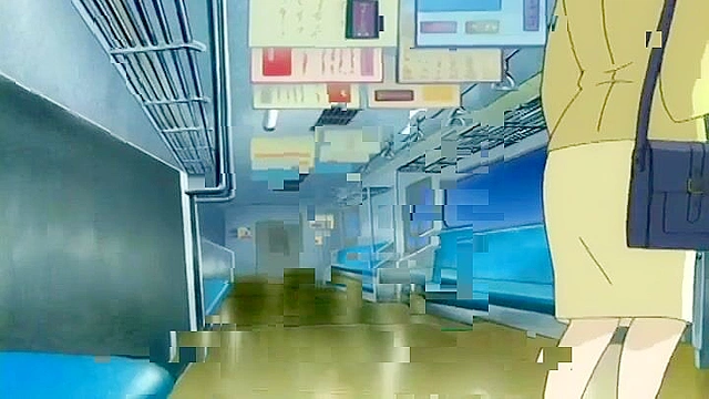 Teen schoolgirl gets her panties pulled off on train for dirty fuck