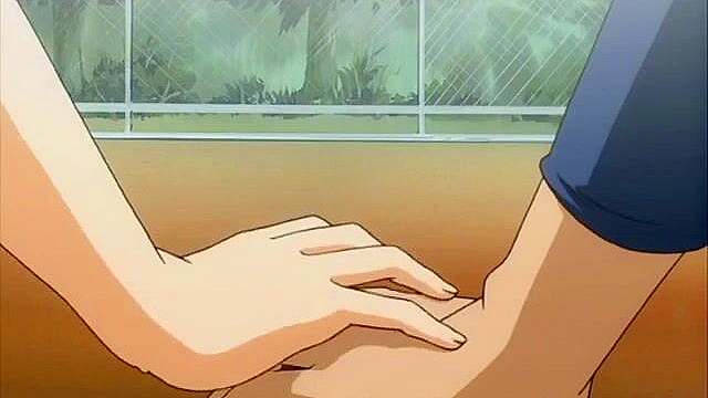 True Blue Gaiden - Cute hentai schoolgirl is blackmailed by ugly dork for pussy licking and facial