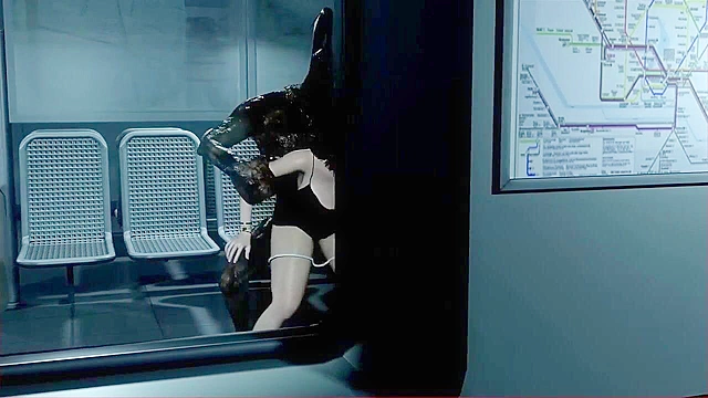 Mature 3d animated woman gets rough banged by monsters on subway