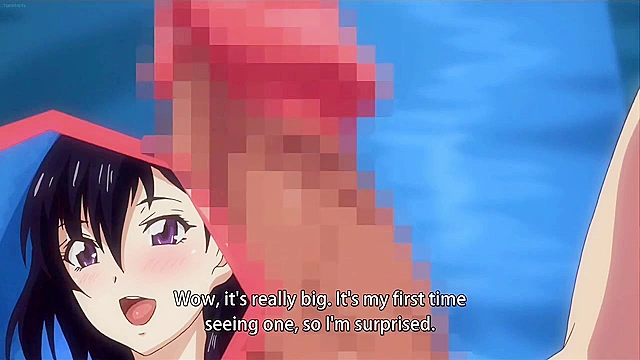 School Trip to a Nudist Beach 1 - Hentai busty schoolgirls who satisfy pervy boners