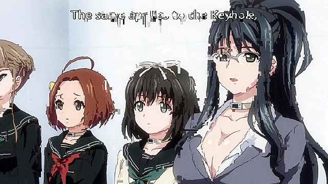 Teen hentai girl is tied up and fucked in dirty sex prison