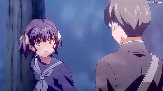 She's a Perverted Girlfriend 1 - Petite hentai schoolgirl masturbates at the park every day