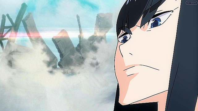 Ryuko Matoi Gets Roughly Tentacle-Fucked in Every Hole, Tied Up and Screaming