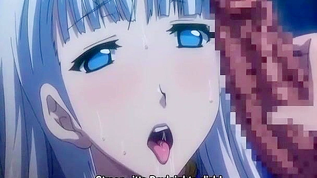 Teen student gets her pussy and big tits teased by a dirty tentacles