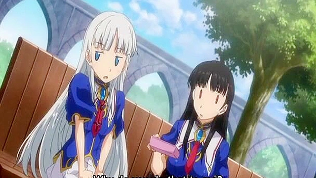 Teen student gets her pussy and big tits teased by a dirty tentacles