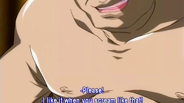 Orgy Training - Son jerks off while watching his dad bang the hentai maid