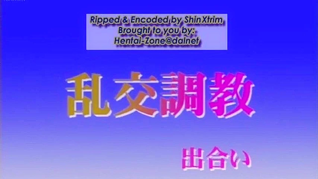 Orgy Training - Son jerks off while watching his dad bang the hentai maid