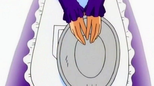 Orgy Training - Son jerks off while watching his dad bang the hentai maid