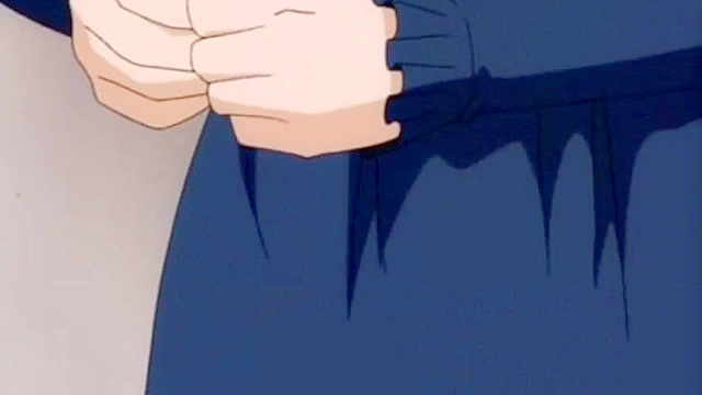 Orgy Training - Son jerks off while watching his dad bang the hentai maid