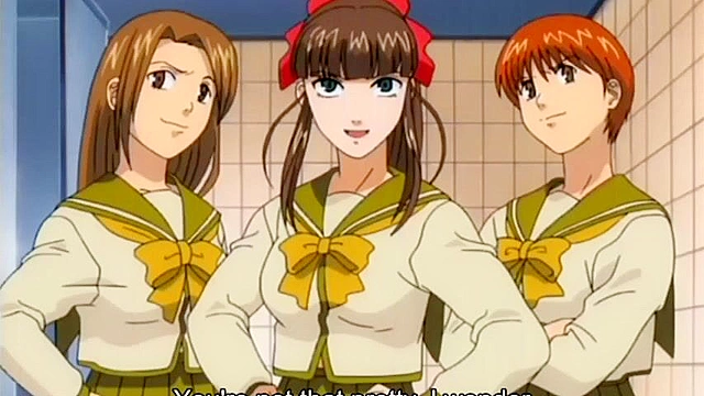 Voyeur's Digest 1 - Bad hentai schoolgirls make girl drink piss