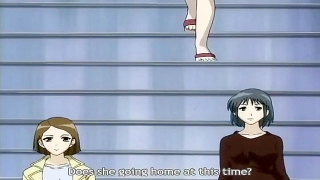 Schoolgirl with stockings and no panties gets fingered by another girl on train