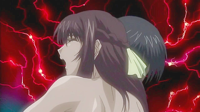 Ringetsu 2 - Hentai schoolgirl caught masturbating in library gets virgin pussy fucked