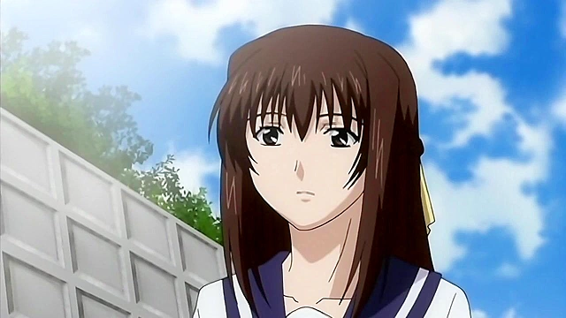 Ringetsu 2 - Hentai schoolgirl caught masturbating in library gets virgin pussy fucked