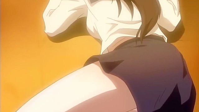 Ringetsu 2 - Hentai schoolgirl caught masturbating in library gets virgin pussy fucked